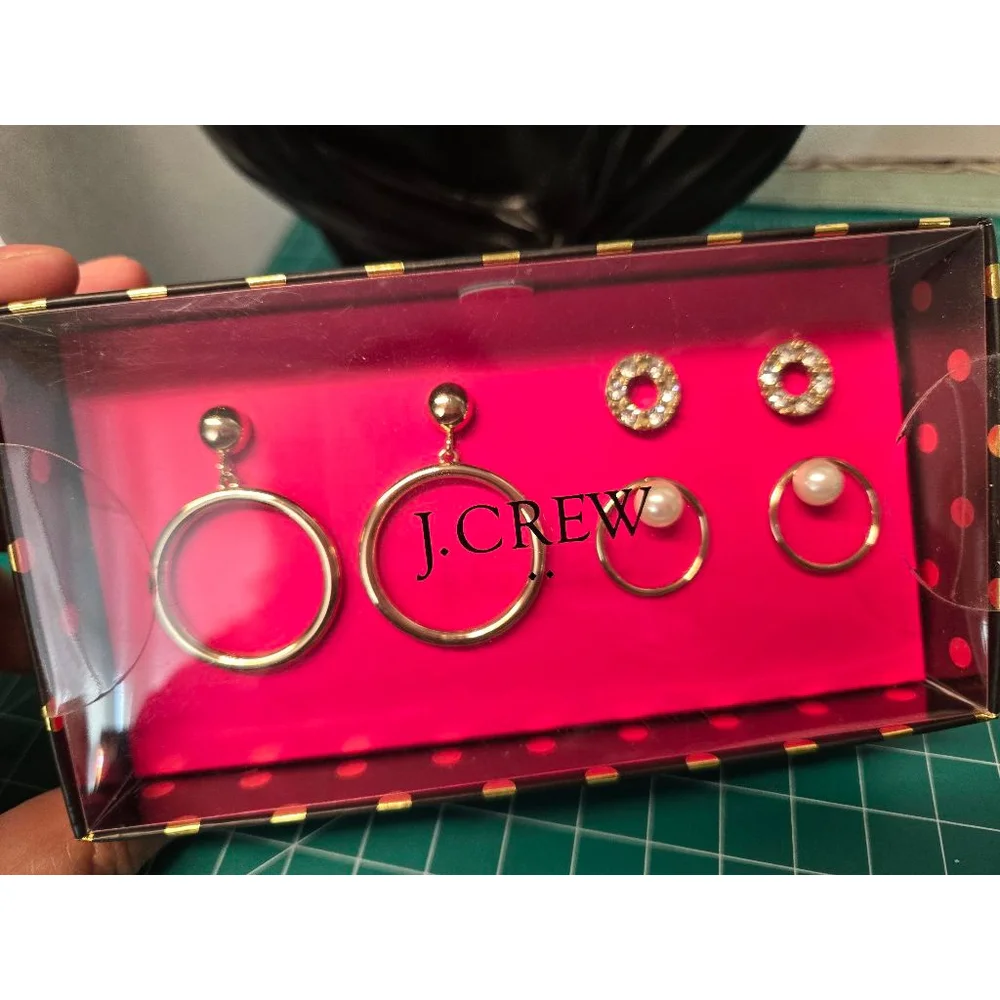 New j crew earrings set of 3